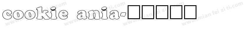 cookie ania字体转换